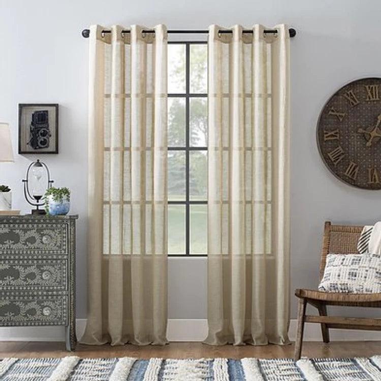 CARTELA SHEER CURTAINS (SH-LN-CAFE) 1 PANELS 300 X 260 CM-www.manzzeli.com (7609346064623)