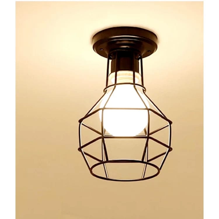 METAL BLACK BOMB CEILING LIGHTING UNIT-www.manzzeli.com (7611924906223)