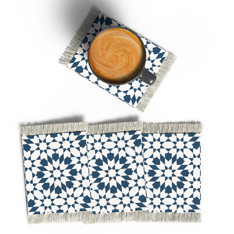 TOPAZ RUG Set of 4 Coasters-AM10