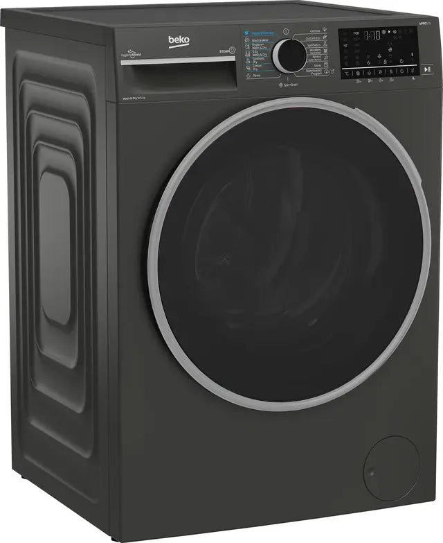 Beko All-in-one washer dryer combo , 8 kg , Manhattan Grey - BWD08520MCI