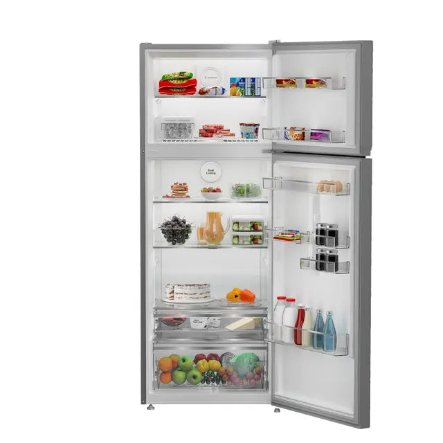 Ariston NoFrost Top Freezer Refrigerator , 420 Liter Inverter Motor , Silver - ART70 F1422D XNA