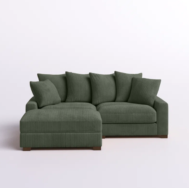 Garven Sofa with Pouf-AK108