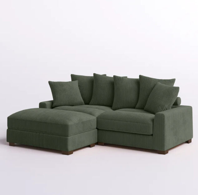 Garven Sofa with Pouf-AK108