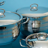 10-Piece Striped Cookware Set with Steel Handle-6223005012203-1495