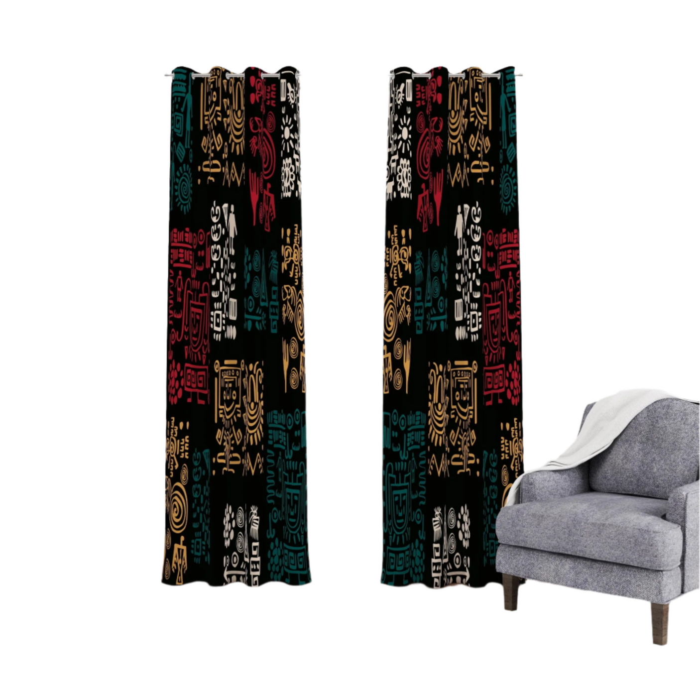 Zamira  one side curtain -  CRS02