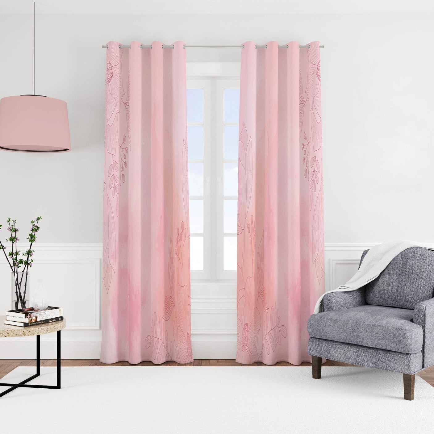 Selvira one side curtain - CRS04