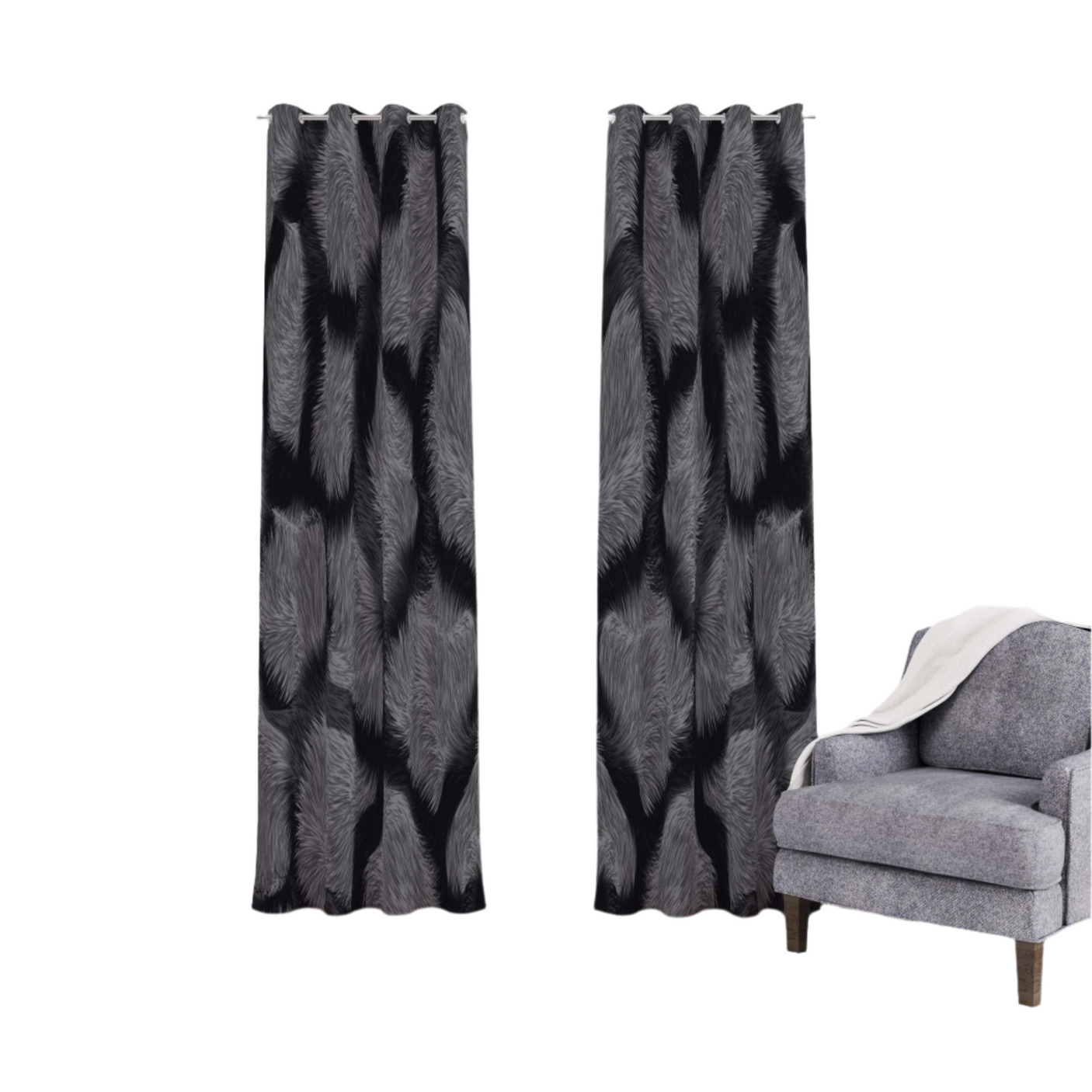 Jameera one side curtain - CRS06