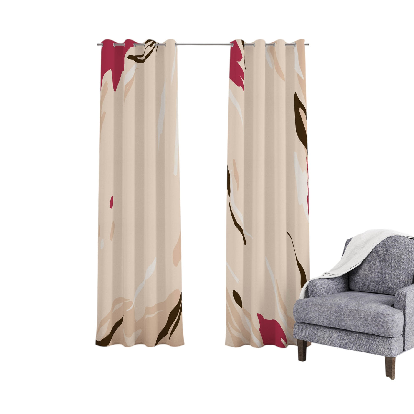 Lazura one side curtain - CRS10