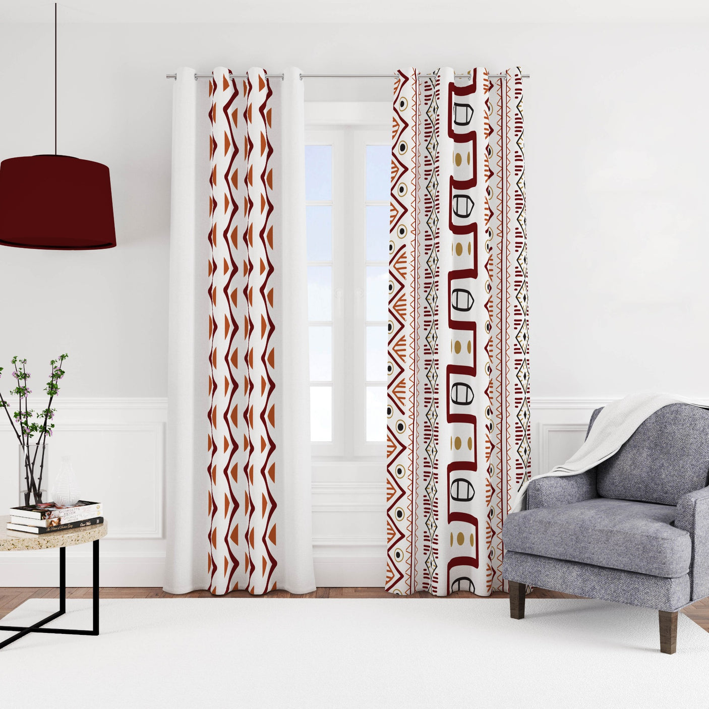 Zohara  one side curtain  - CR018S