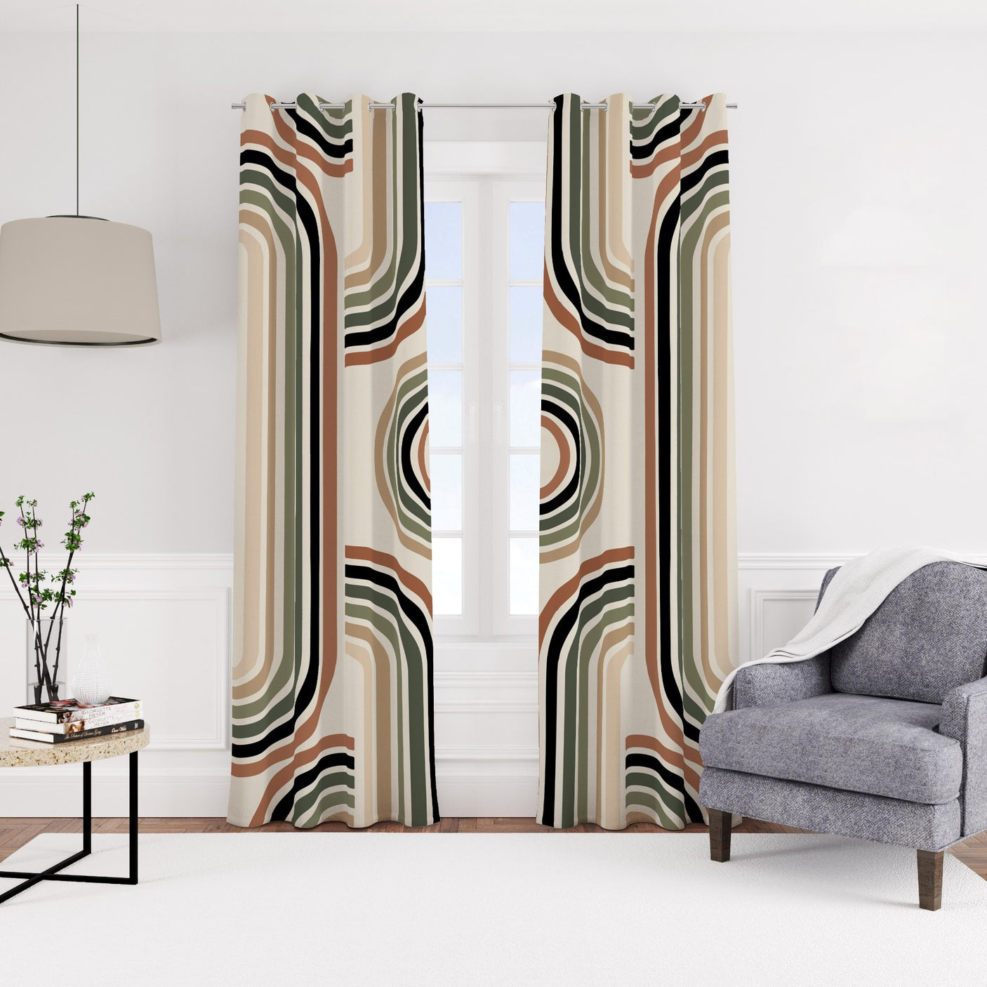 Zayna one side curtain  - CR022S