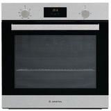 فرن غاز مدمج من أريستون، فضي وأسود - GS33Y430IXA
