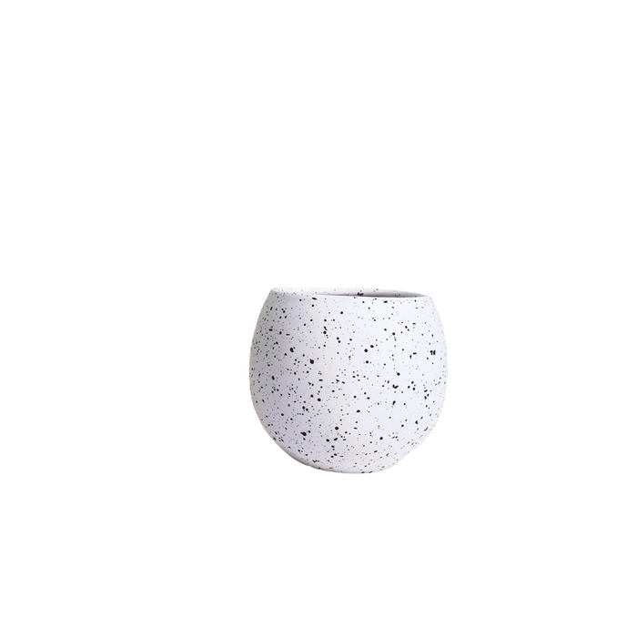 White Terrazzo pot-SH19