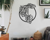 Monstera Plant Leaf Wall Art-WQ.WA43.01