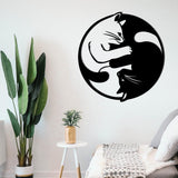 Yin Yang Cat Wall Art-WQ.WA13.01