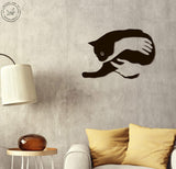 Cat in hand Wall Art-WQ.WA11.01