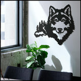 Wolf head Wall Art-WQ.WA23.01