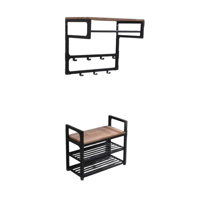 Art wood Shoe Cabinets_P1