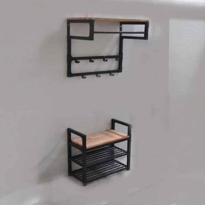 Art wood Shoe Cabinets_P1