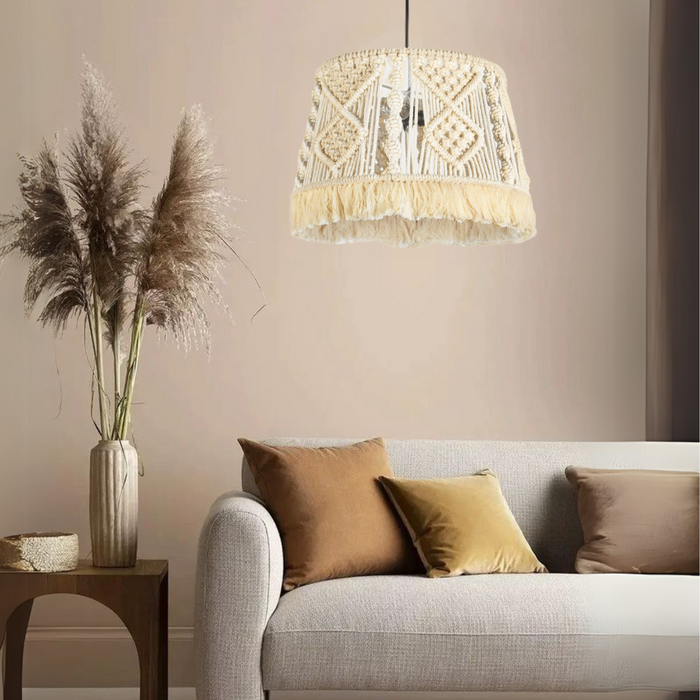 Macrame chandelier-NCA11