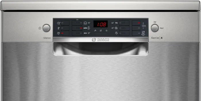 Bosch Series 4 free-standing dishwasher 60 cm Brushed steel anti-fingerprint-SMS46JI01V