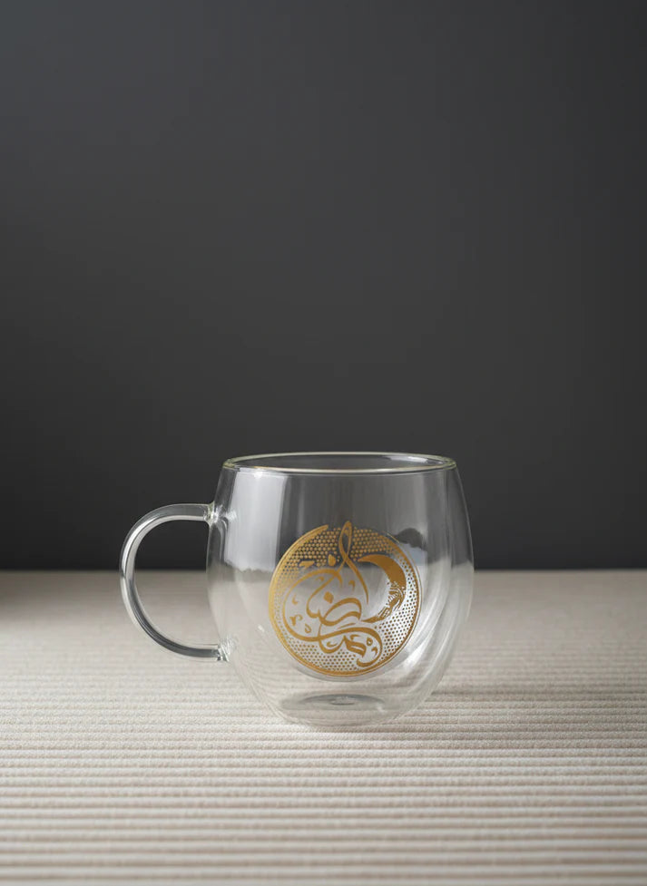 Layali Gold Glass Mug-2-26-3-7976