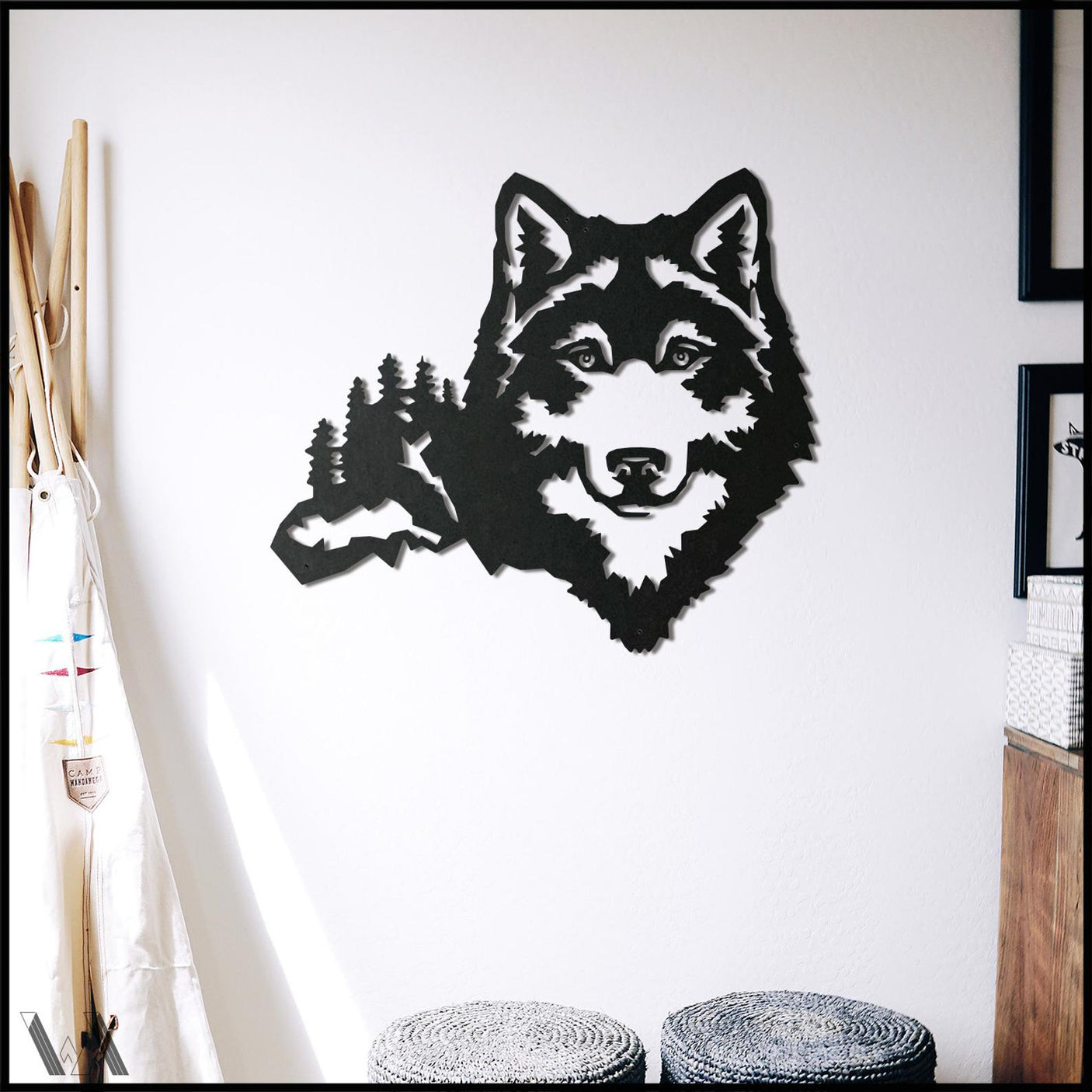 Wolf head Wall Art-WQ.WA23.01
