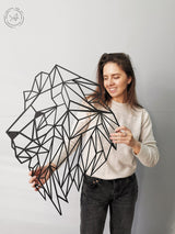Geometric Lion Wall Art-WQ.WA5.01