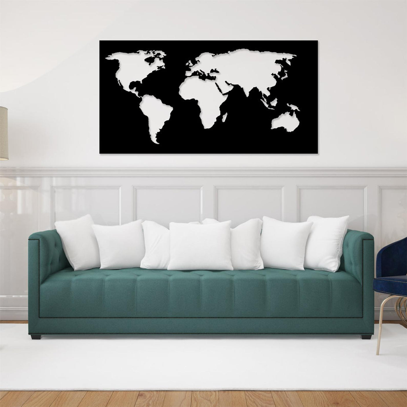 World Map Wall Decor-WQ.WA40.01