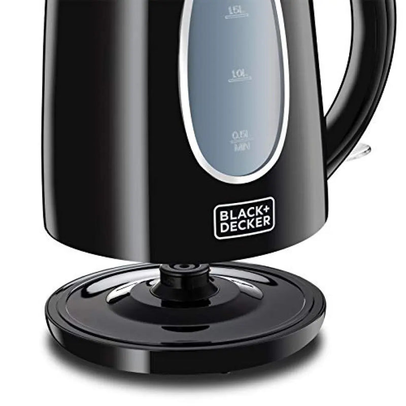 Black + Decker Electric Kettle , 1.7 Liter 2200 Watt , Black - JC69-B5