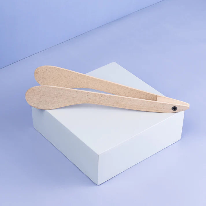 Natural Wood Food Clip ( Kitchen Tongs )-1-11-302-8557
