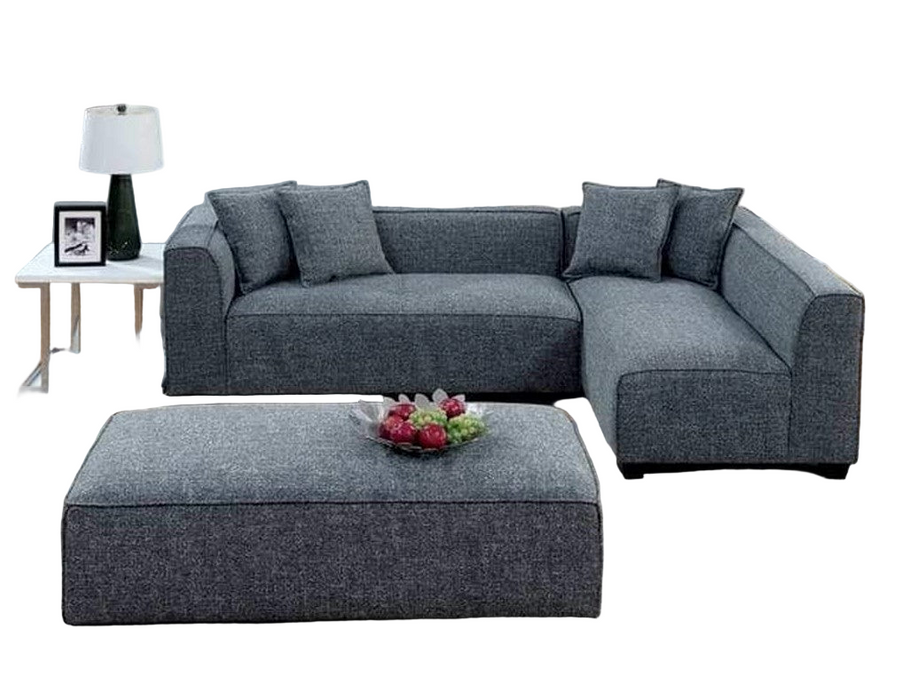 أريكة سريما RF على شكل حرف L + مقعد RF044