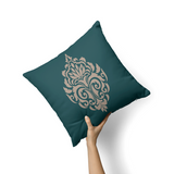 Damask Green Cushion-AM108
