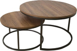 Crest Set of 2 Coffee Tables-CT001