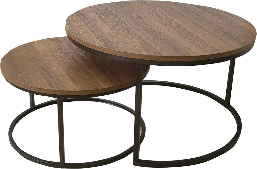 Crest Set of 2 Coffee Tables-CT001