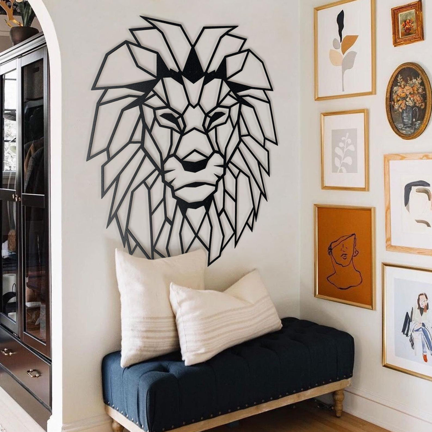 Lion Head Wall Art-WQ.WA1.01