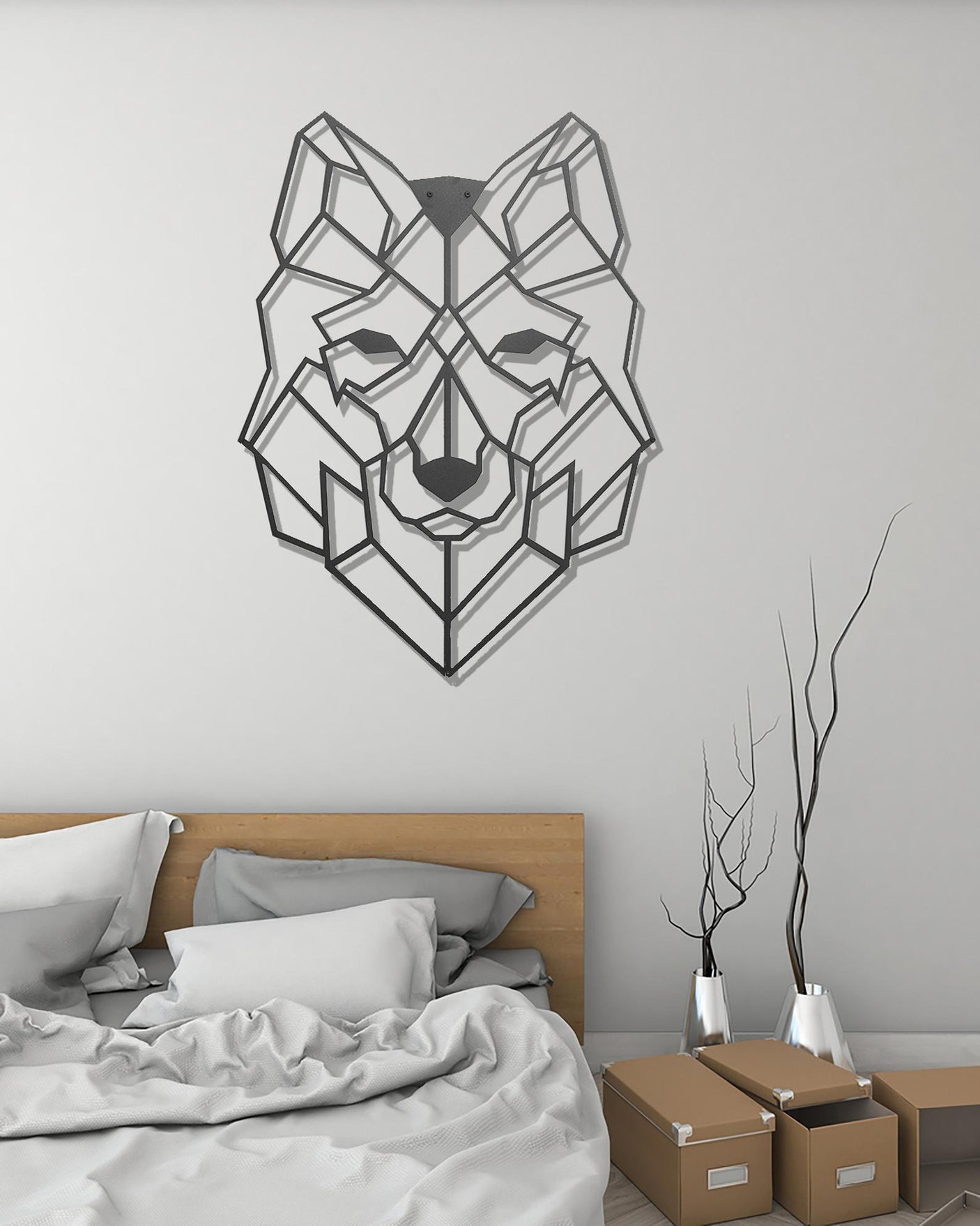 Wolf Head Wall Art-WQ.WA26.01