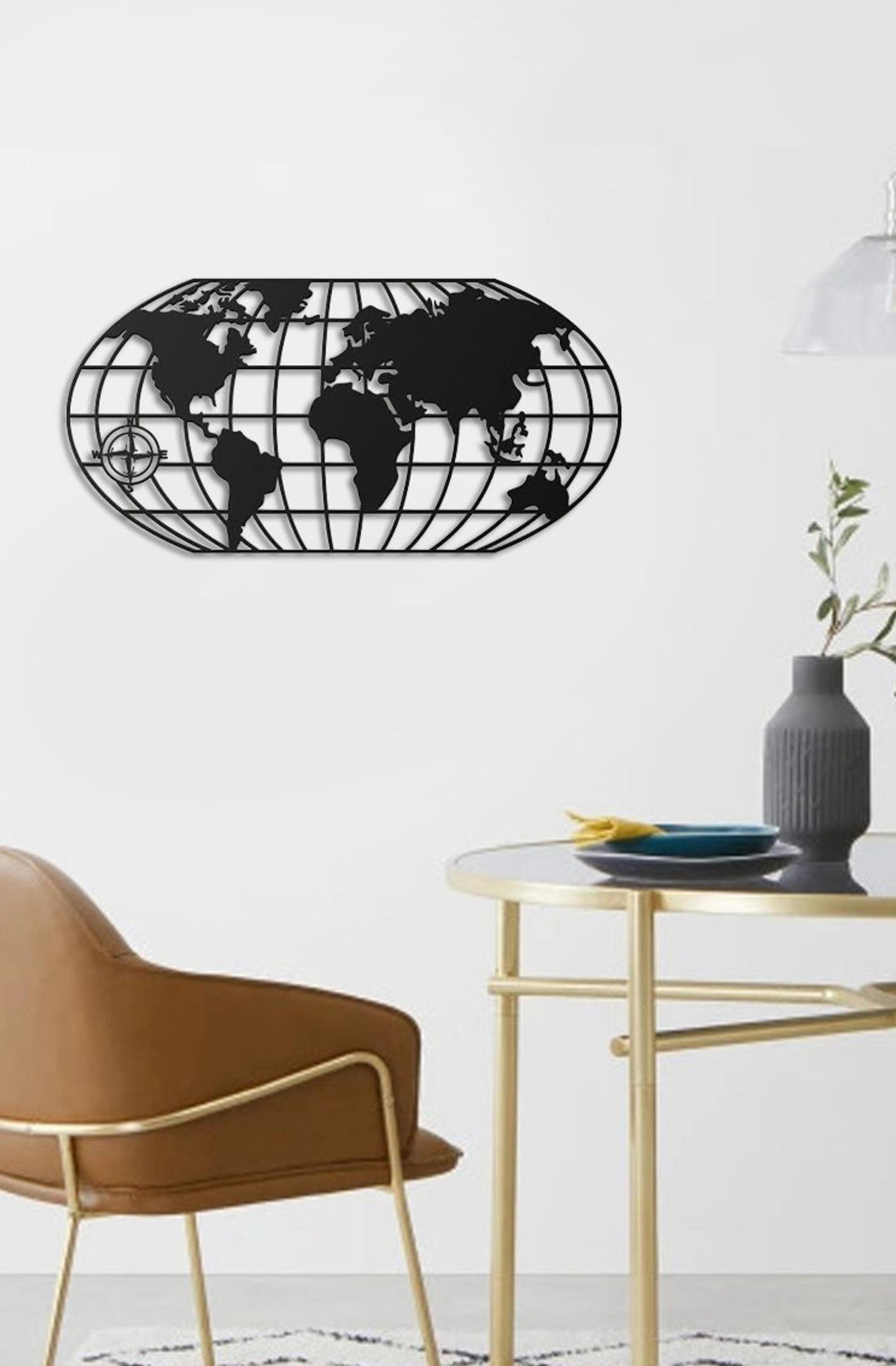Eh World Map Wall Art-WQ.WA36.01