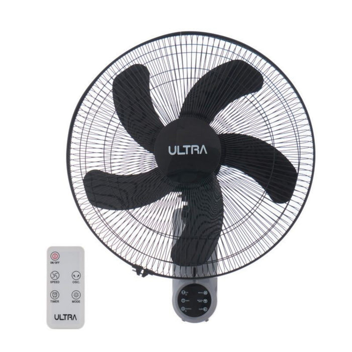 ULTRA Wall Fan, 18 Inch, Black and Grey- UFW18RE2