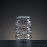 Striped Bubble Glass Cup-3-26-400-0728