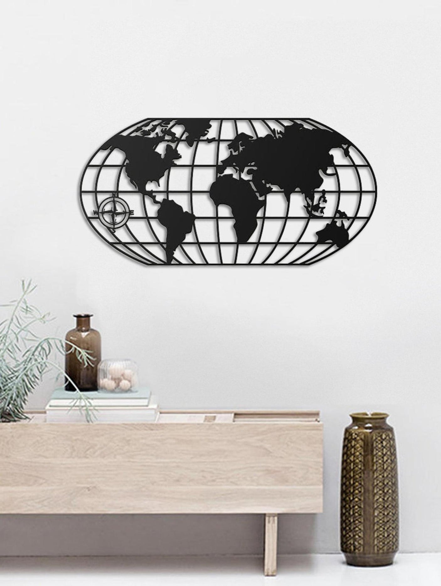 Eh World Map Wall Art-WQ.WA36.01