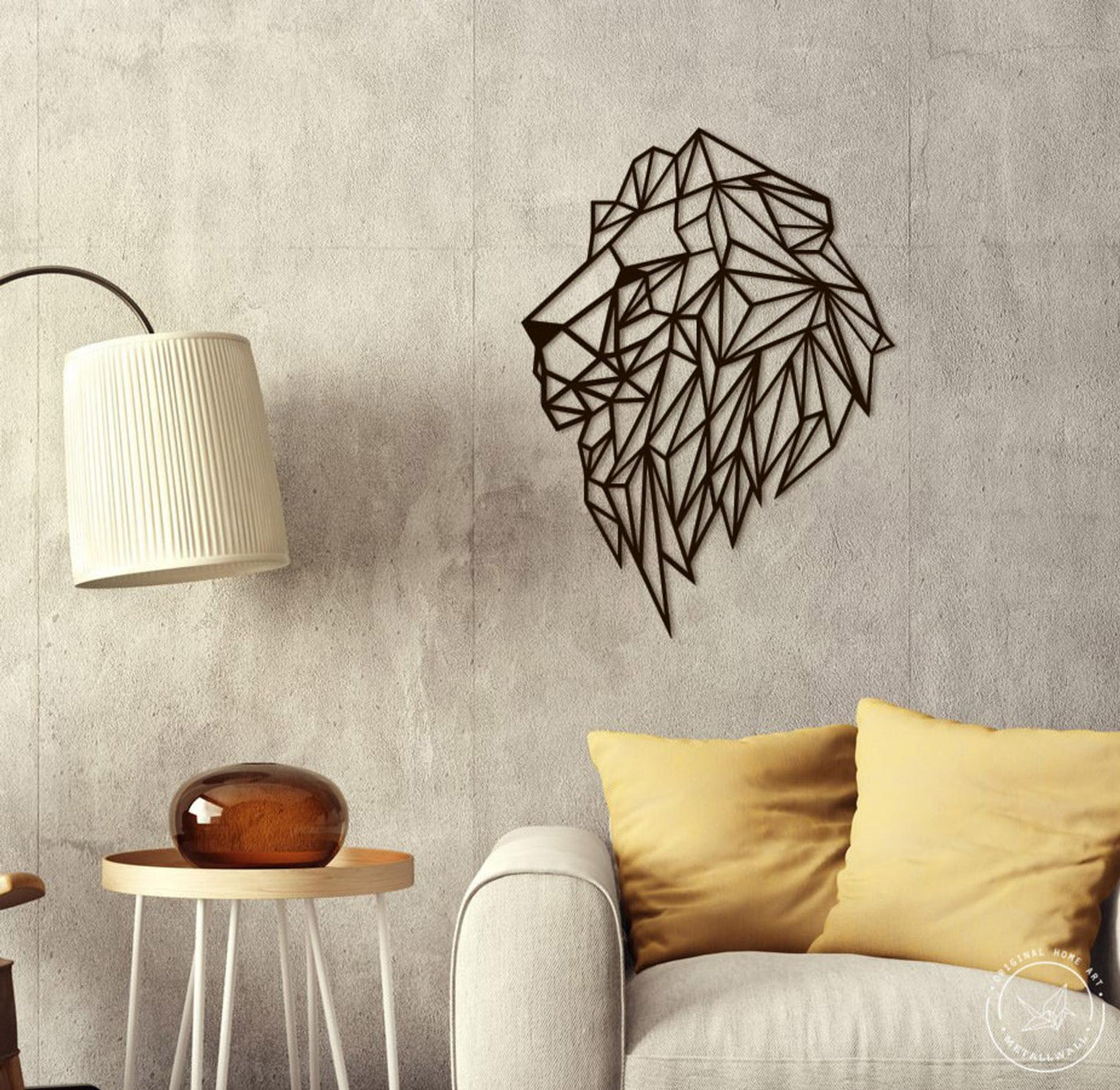 Geometric Lion Wall Art-WQ.WA5.01