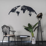 Rounded World Map Wall Art-WQ.WA37.01