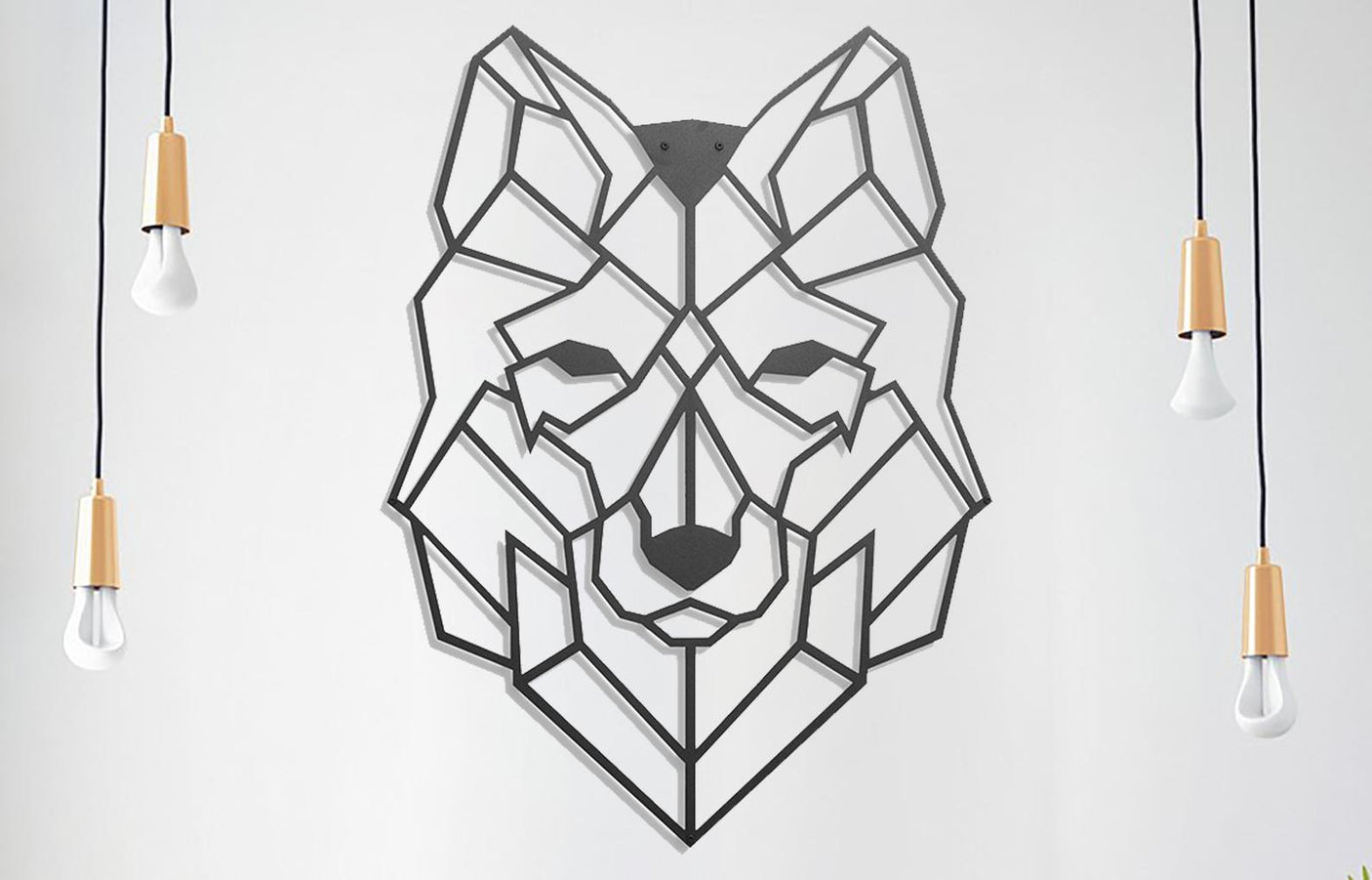 Wolf Head Wall Art-WQ.WA26.01