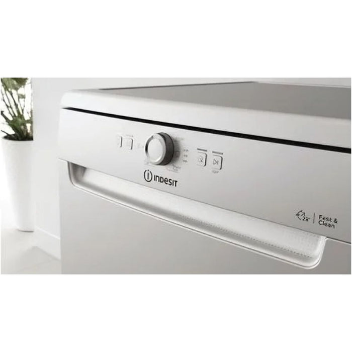 Indesit Freestanding Dishwasher, 14 Persons, Silver - DFE 1B19 S