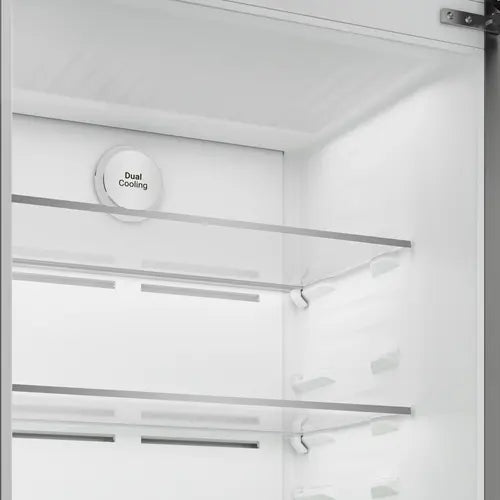 Ariston NoFrost Top Freezer Refrigerator , 420 Liter Inverter Motor , Dark Inox - ART70 F1422D XDI