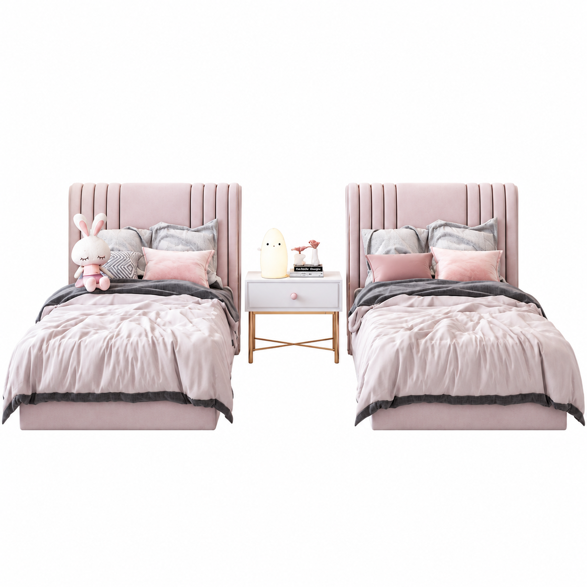 Bralen Set of 2 Beds-aw134