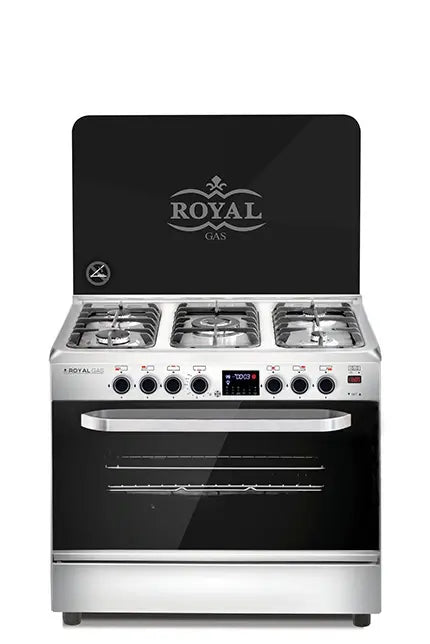 Royal Master Chef Pro Gas Cooker , 5 Burners , Black - 300-1MRYCOFS20103000L009