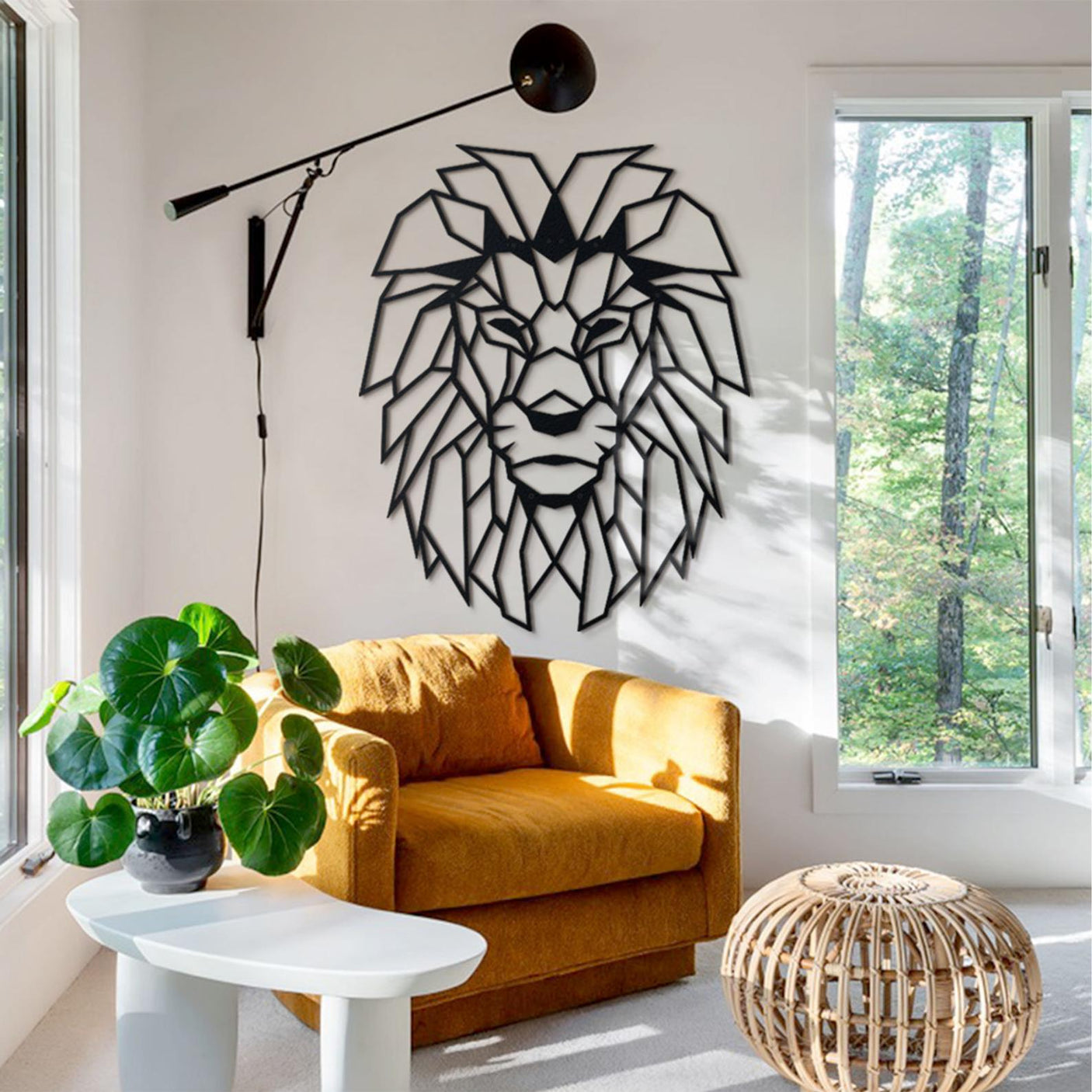 Lion Head Wall Art-WQ.WA1.01