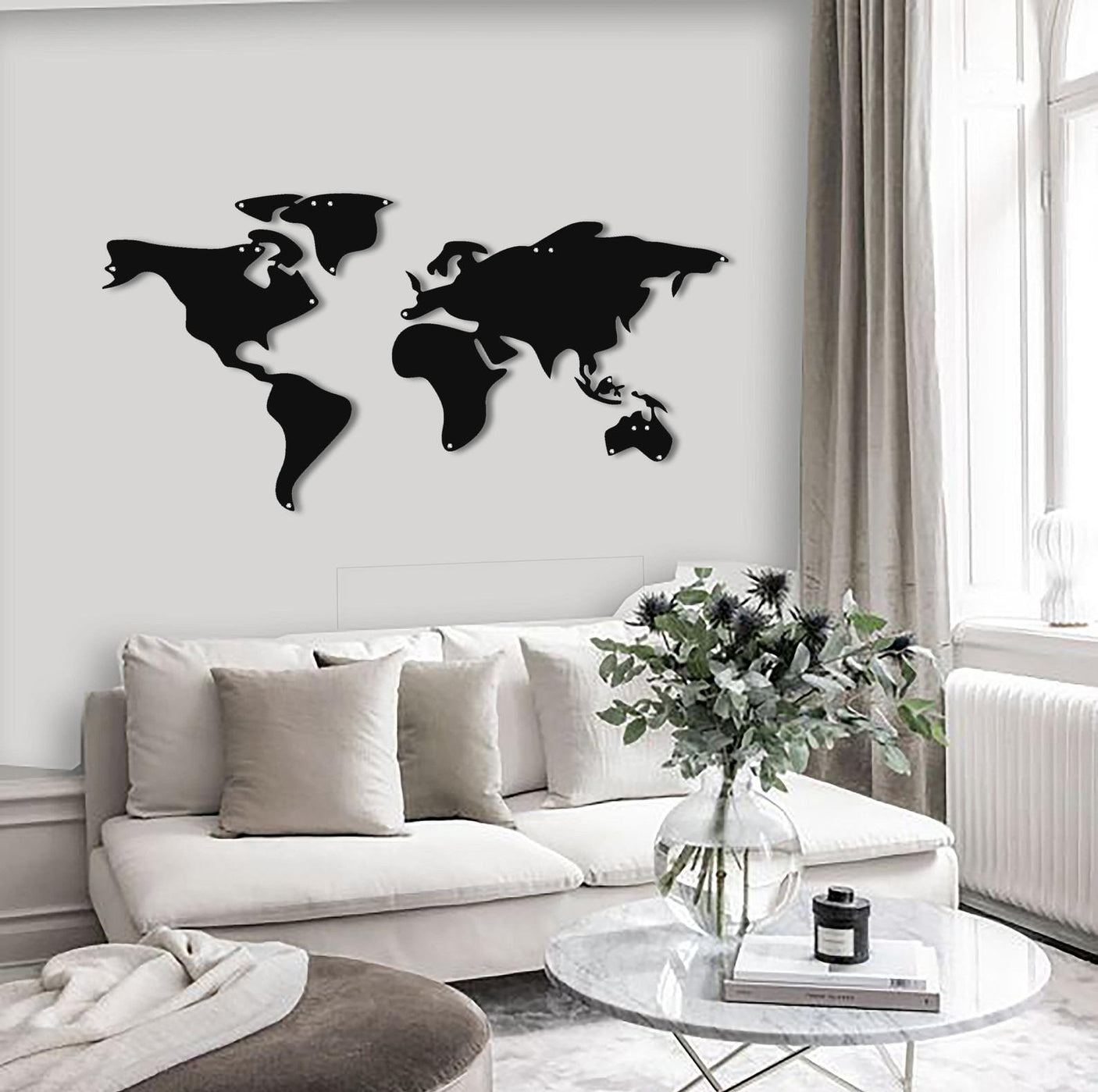 World Map Wall Decor-WQ.WA38.01