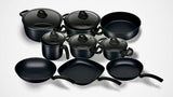 14 Pieces Set Bio Granite Black-10-12-14-5618